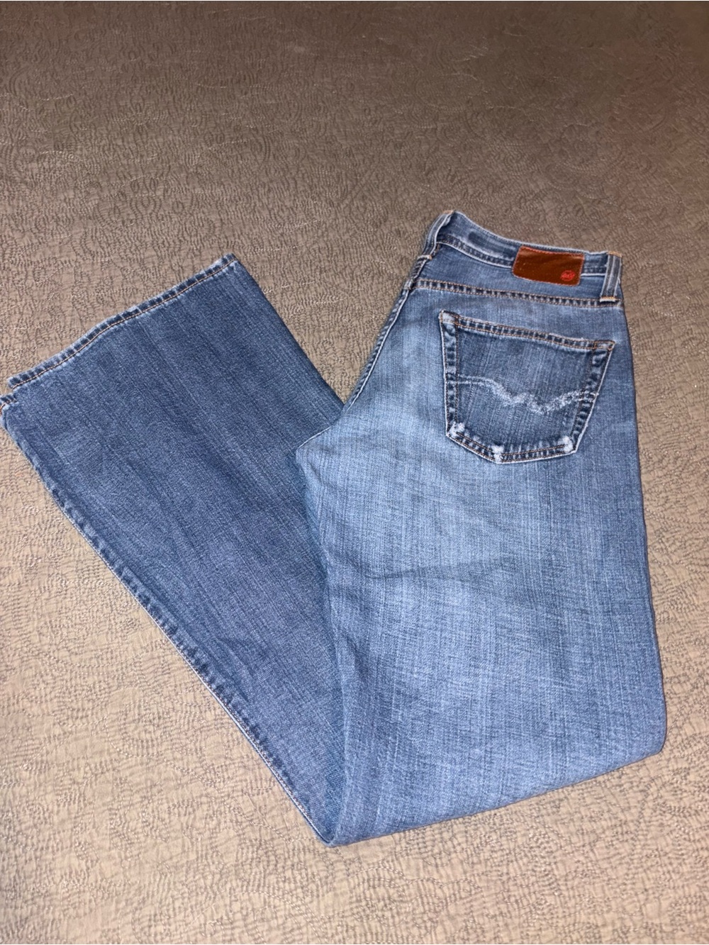 AG ADRIANO GOLDSCHMIED THE FILLMORE BOOTCUT FLAR JEANS WOMANS 32 MADE IN USA Y2K - Picture 11 of 13